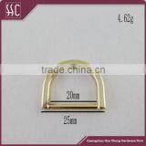 20mm Gold Plated D Ring Buckle for Bag Part thumbnail-1