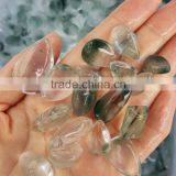 Water Drop Clear Crystal Quartz Green Phantom Pendulum Gemstones