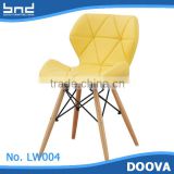 Without arm design wood butterfly chair for coffee