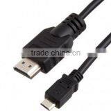 Micro Usb 5pin Male to HDMIA Male Cable MHL Cable