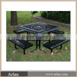 Camping Table Picnic Table outdoor steel picnic table and bench