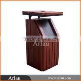 Arlau BW11 Outdoor Wooden Trash Bin thumbnail-1