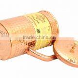 Pure Copper Hammered Pitcher Jug 1000 ML - Storage Water Home Restaurant Hotel Tableware Serveware thumbnail-4