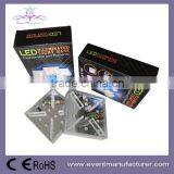 16 Color Changing 10cm Square Size LED Wedding Center Piece Light Base