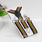 2.5cm Wide Kids Unisex Clip-on Braces Elastic Suspender Fashion "Blue/White/Red" 4th of July Suspenders thumbnail-6