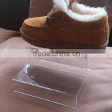 2 layer acrylic shoe display case