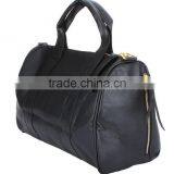 New Fashion Women's Handbag PU Leather Handbag Gold Rivet Tote Shoulder Messenger Bag Purse Hobo Black Brown thumbnail-3