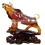 Fengshui crystal craft-- fighting bull --big size craft --BS195