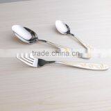 Elegant Spoon and Fork Set , Korean Soup Spoon , Fork and Spoon Gift Set thumbnail-3