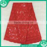 2016 African Cotton Sequins Fabric,Nigeria Wowan Fabric thumbnail-2