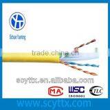 4 Pairs, Category 6, Solid, PVC,Unshielded Twisted Pair Cable (UTP Cat6 )