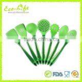Set of 7 Silicone Kitchen Utensils With Plastic Handle, Cooking Tools Kitchenware thumbnail-1