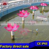 Hotel Led Tall 1M Fake Flower High Quality Hall Decoration Light Lotus thumbnail-4