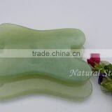 Face Care Products,,top Grad Green Genuine Jade Roller,beautiful Xiuyan Jade Massager Roller thumbnail-2