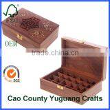 Remote Storage Essential Oil Wood Box for Wholesale