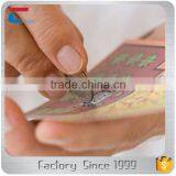 Good Quality Pin Number Printed Scratch off Card for Molible Phone thumbnail-1