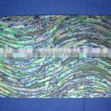 Green-blue Curve Shape Abalone Shell Paper Furniture Inlay