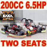 196cc 6.5hp 2 Seat Gas Powered Go Kart thumbnail-5