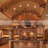 European Design Solid Wood Walnut Kitchen Cabinet/Luxury Home Kitchen Furniture thumbnail-4