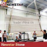 Newstar Cheap Wooden White Straight Vein Marble For Floor Wall Tile USA thumbnail-2