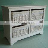 2017 Cheap Wholesale Rural Wood Cabinet With Willow Drawer Manufacturer thumbnail-5