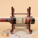 Stylish Wooden Wine Bottle Holder, Wooden Wine Rack, Metal Wine Rack Custom All Kinds of Made Bamboo Animails Wine Rack thumbnail-1