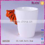 Personalized Tiger Desgin Custom Porcelain Mug thumbnail-3
