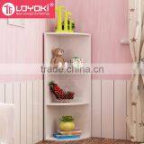 New Design Household Essentials 3-Shelf Wooden Corner Shelf thumbnail-4