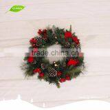 GNW CHWR-1605027 Customized Promotional Pine Cones Christmas Wreaths for Sale thumbnail-2