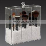 Wholesale High Quality Custom Acrylic Brush Holder With Lid