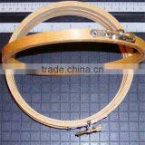 Hot Sell Flat Edge Wooden Embroidery Hoops Mini Wooden Hoops Made in China thumbnail-1