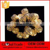 20 LED Solar Sattan Ball Light Chain G0067 thumbnail-1
