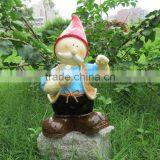 Outdoor Garden Decoration Resin Craft Fiberglass Santa Claus Statue thumbnail-3