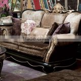 BISINI Classic Luxury Gold Foil Carving Sofa Set