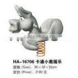 (HA-16706) WHOLESALE EXCELLENT QUALITY OUTDOOR SPRING RIDE /WHOLESALE KIDS PRESCHOOL PLASTIC SPRING RIDE thumbnail-1