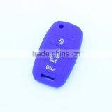 Nice Silicone Car Key Covers for Hyundaikia 4 Buttons Floding Remote Keys thumbnail-2