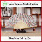 High Quality and Cheap Bamboo Fabric Hand Fans for Wedding or Festival Gift thumbnail-2
