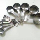 11pc Stainless Steel Measuring Spoon & Cup Set thumbnail-2