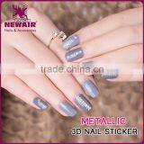 New Air Custom Metal Style DIY Decoration Nail Stickers thumbnail-4