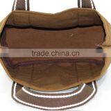 New Design Heavy Duty 12 OZ Dyed Canvas Tote Bag With Web Handle thumbnail-4