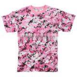 Pink Digital Camouflage T-Shirts Men's Shirt HBS410 thumbnail-1