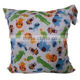 Two Pockets Printed Cloth Diaper Wetbag for Baby,Cloth Diapers Wetbag thumbnail-1