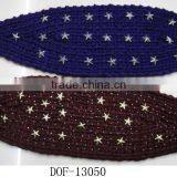 Fashion Hot Popular Acrylic Jewelry Crochet Headband for Winter thumbnail-3