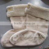 Hot Sale and Common Use Winter Polar Fleece Rubber Boot Liner thumbnail-2