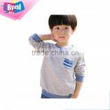 Kids Hoodies 100% Cotton Children Autumn Wear Coat Striped Collar Pullover Sweatshirt Jumpers Wholesale thumbnail-1