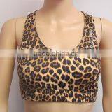 Cheap Wholesale Sexy Tiger Women Sports Wear Bra Yoga Suit thumbnail-5