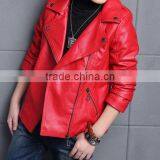 Zm40670b High Quality Wholesale Boys pu Jacket Auntum Children's Leather Jacket thumbnail-6