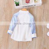 2-7 Years 2017 New Wholesale Autumn Full Sleeve Cotton Stitching Kids Boys Shirt thumbnail-3