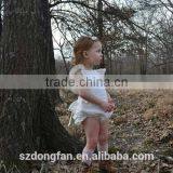 2017 Vintage Spring Summer Baby Girl Ruffle Bubble 100% Cotton Baby Clothes Romper for Boutique Wholesale thumbnail-2
