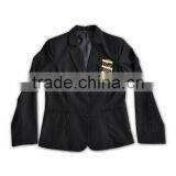 Two Button Good Quality Anti-wrinkle Customizable Womens Suit Nice Black Suits for Women thumbnail-5